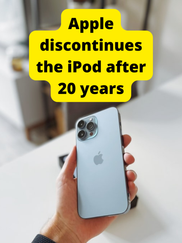 Apple discontinues the iPod after 20 years